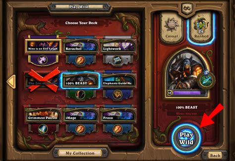 How to Play Wild in Hearthstone .